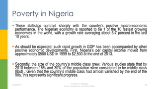 Poverty in Nigeria | PDF