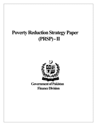 Poverty reduction strategy _by dr malik khalid mehmood ph_d | PDF