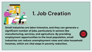 Role of Small Industry to Reduce Poverty | PDF