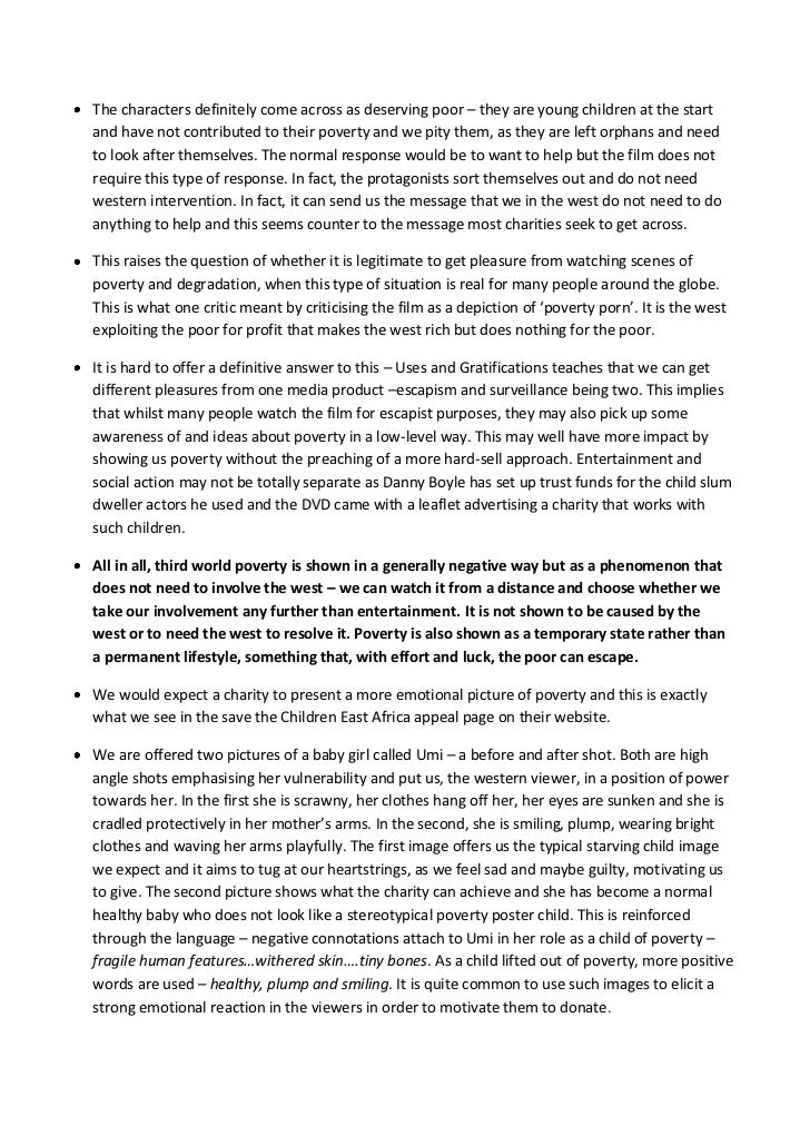 Poverty worksheet