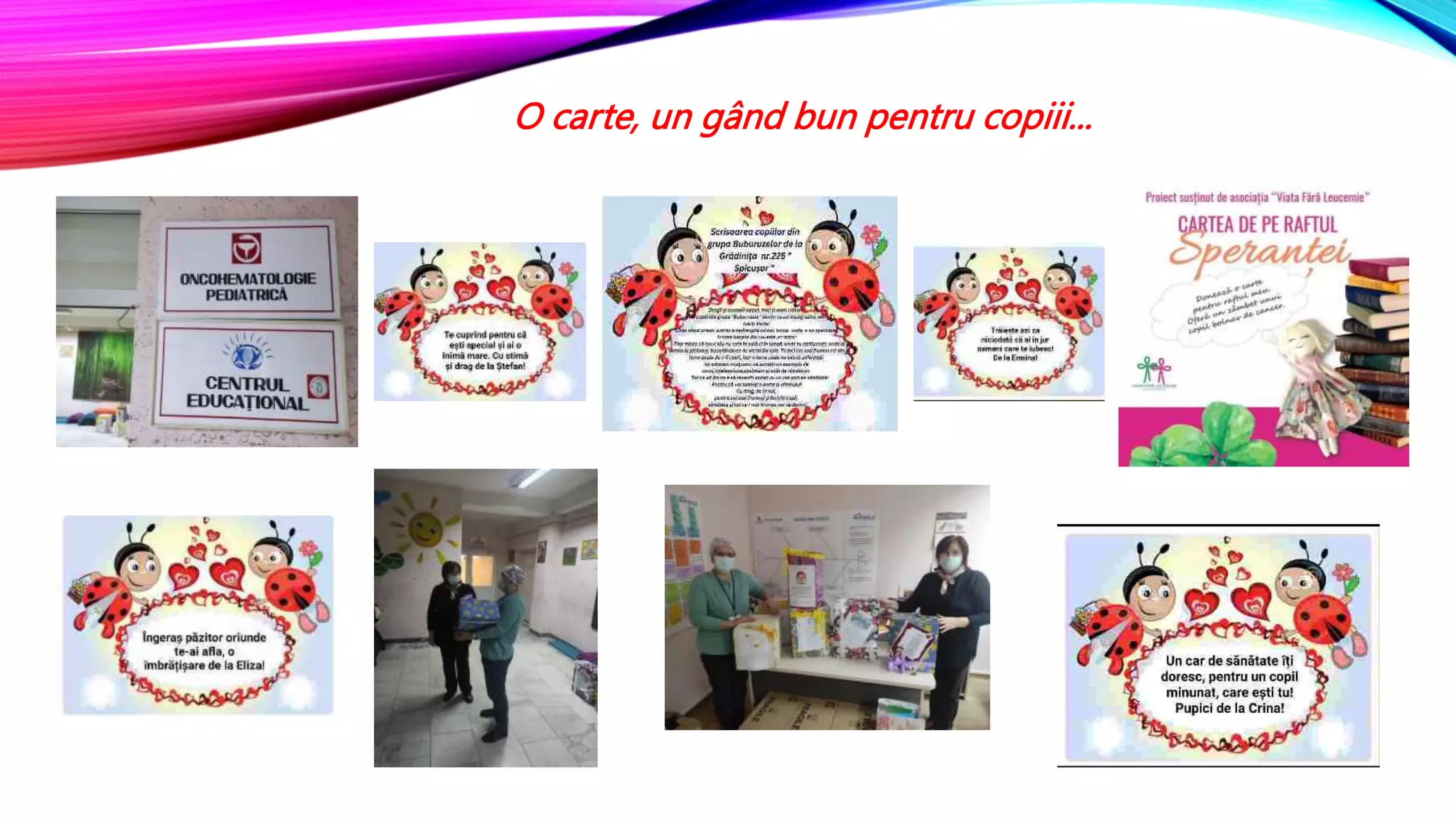 O carte, un gând bun pentru copiii...
 