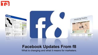 Facebook Updates From f8 What is changing and what it means for marketers. 1 