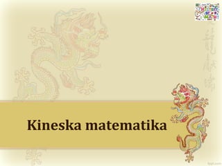 Kineska matematika
 
