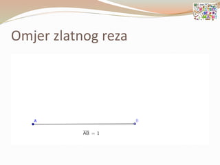 Omjer zlatnog reza
 