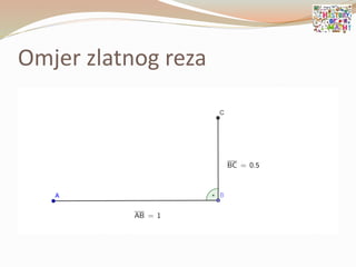 Omjer zlatnog reza
 