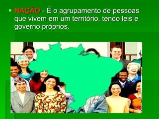 Povo é o conjunto de pessoas que | PPT