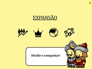 Dividir e conquistar!
D
 
