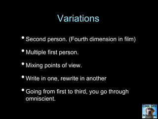 Novel Writing: Point-of-View | PPTX
