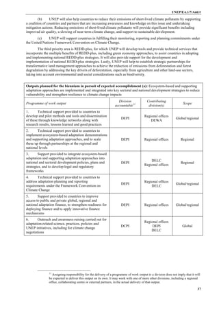 UNEP - Proposed revised biennial programme of work and budget for 2014 ...