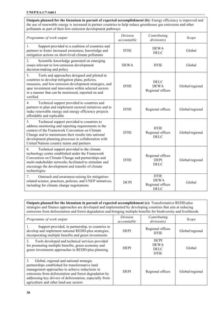 UNEP - Proposed revised biennial programme of work and budget for 2014 ...