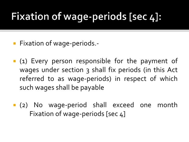 Payment of Wages Act 1936