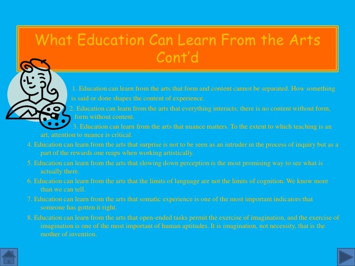 The Importance of Keeping ART in Education