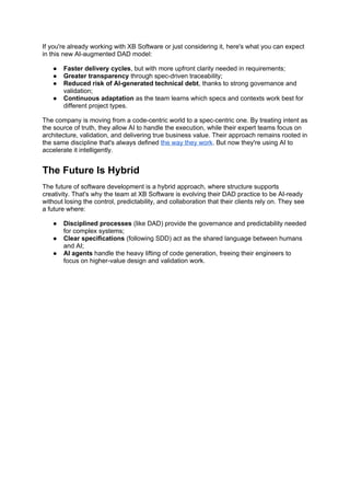 Adapting Disciplined Agile Delivery for AI-Augmented Software ...