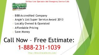Poway Electrician (858)-480-6559 FREE ESTIMATES