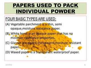 Powder | PPTX