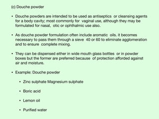 Powder dosage forms | PDF