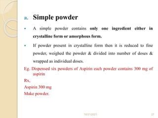 Powder | PPTX