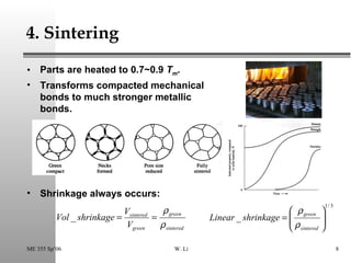 Sintering Compression Powder Metallurgy | PPT
