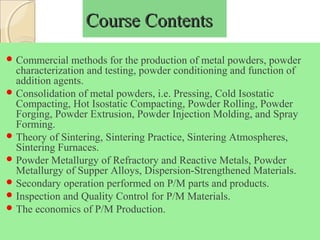 Powder metallurgy | PPT