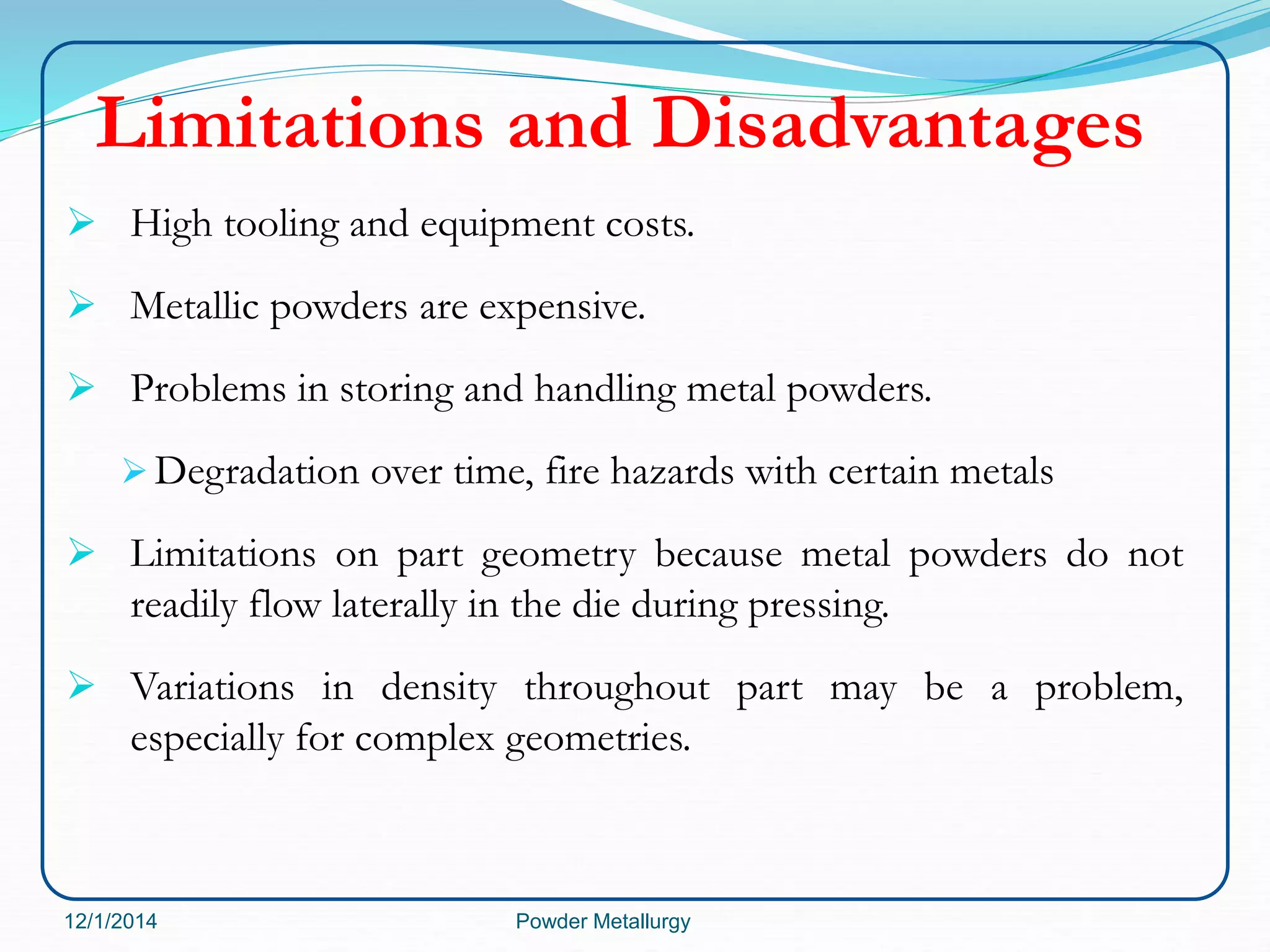Powder metallurgy | PPT