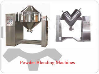 Powder Blending Machines
 