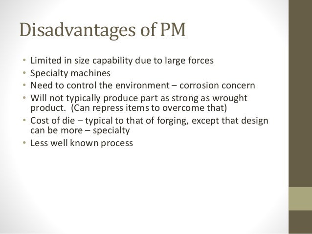 Advantages Of Powder Metallurgy