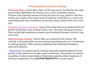 Basic of Powder metallurgy and application .pdf