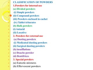 Powders | PDF