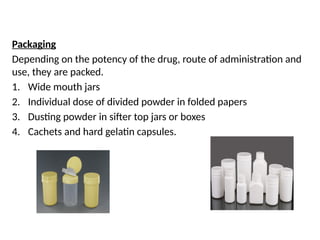 B.PHARM SEMESTER I PHARMACEUTICS POWDERS.pptx