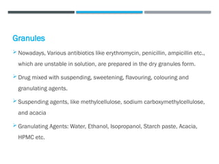 Solid Dosage Form: Powders and Granules.pptx