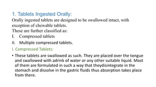 Ingesting Packets powders, granules, tablets, capsules Dr.pptx