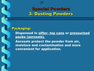 Contamination Different Powder Powders,modified, lec 8 | PPT