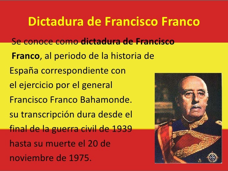 Poweer point historia de franco