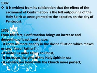 The Sacrament of Confirmation | PPTX