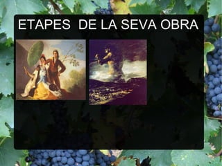 ETAPES  DE LA SEVA OBRA 