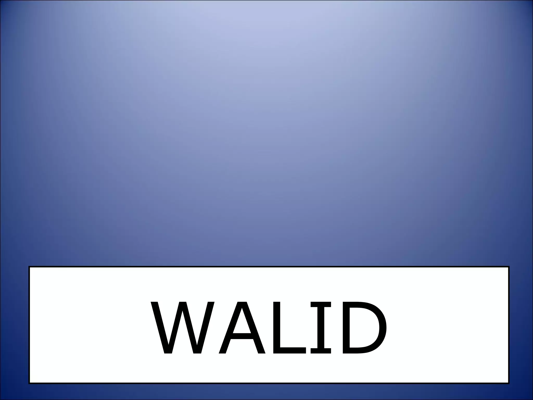 WALID 