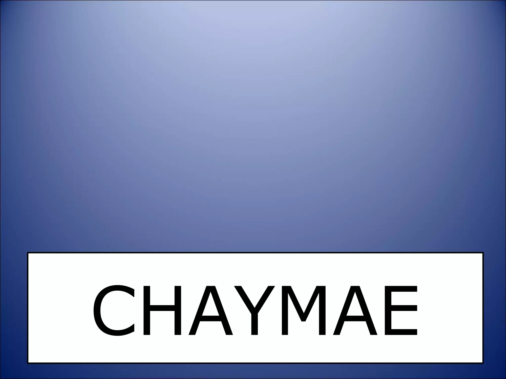 CHAYMAE 