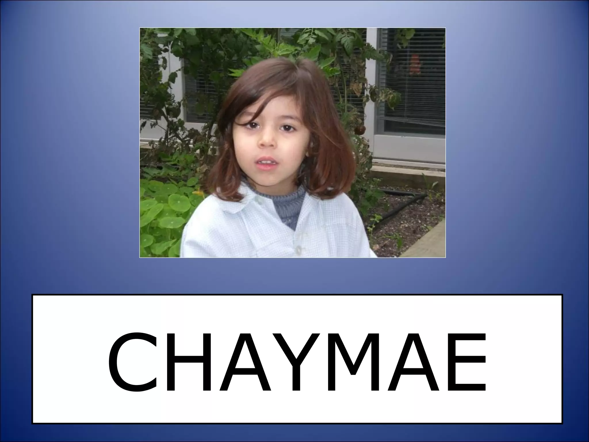 CHAYMAE 