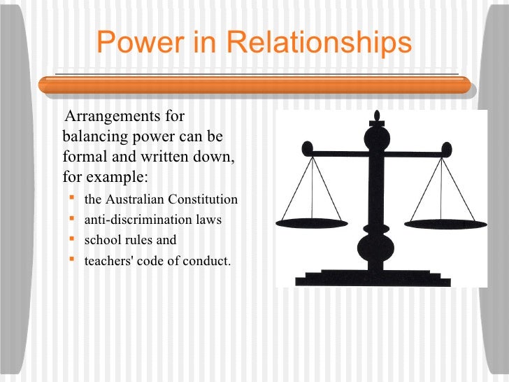 Power in relationships