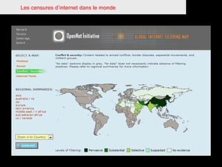 Les censures d’internet dans le monde 