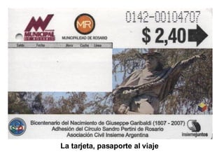 La tarjeta, pasaporte al viaje 