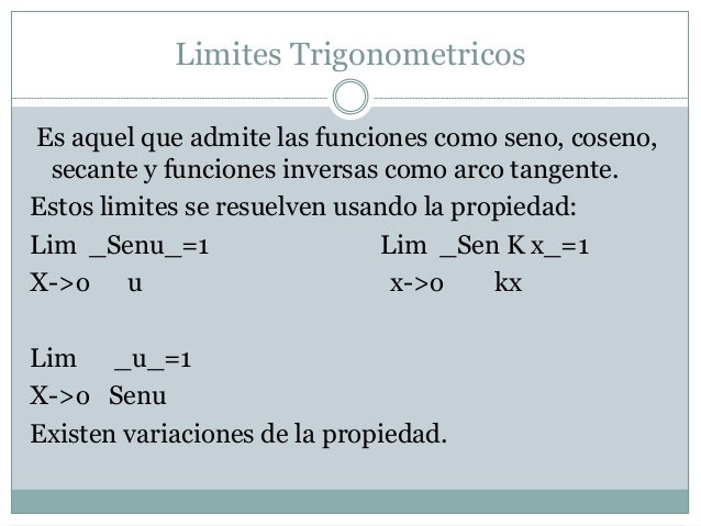 Limite Infinito y Limite en el infinito