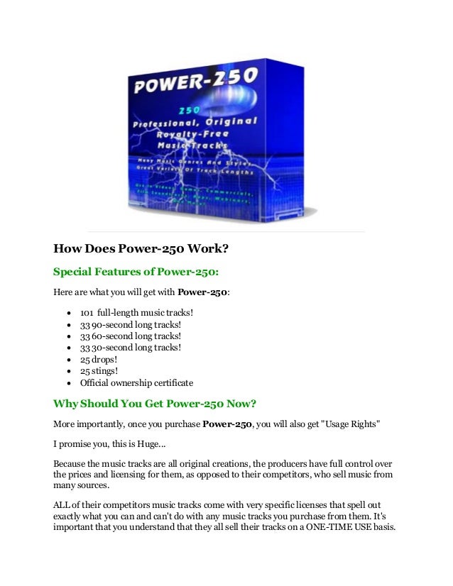 Bonus 250