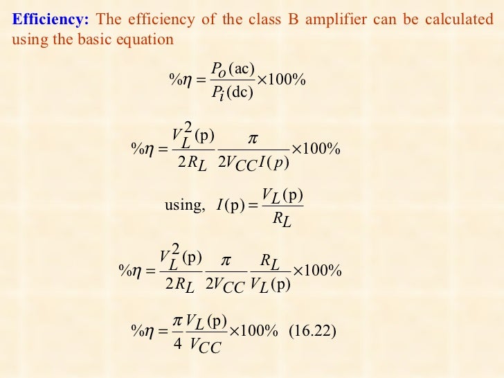 Power amplifiers