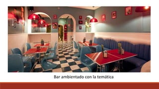 Bar ambientado con la temática
 