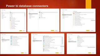 Power bi database connectors
 