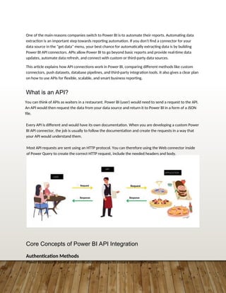 Power BI API Connectors - Best Practices for Scalable Data Connections ...