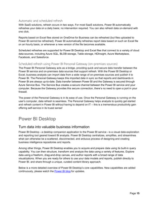 Bring your data to life with Power BI | PDF