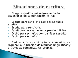 El escrito, lengua.El status del escrito por Vigner: