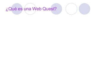 ¿Qué es una Web Quest? 